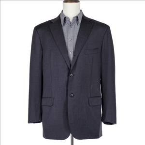 Quiet Luxury Isaia Napoli 3-Roll-2 Sport Coat Men’s 54R Gray Wool Blazer Italy